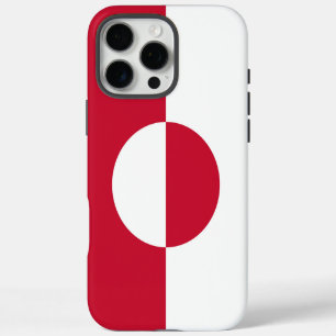 Coque iPhone 16 Pro Max Boîtier Apple iPhone 16 Pro Max, drapeau du Groenl