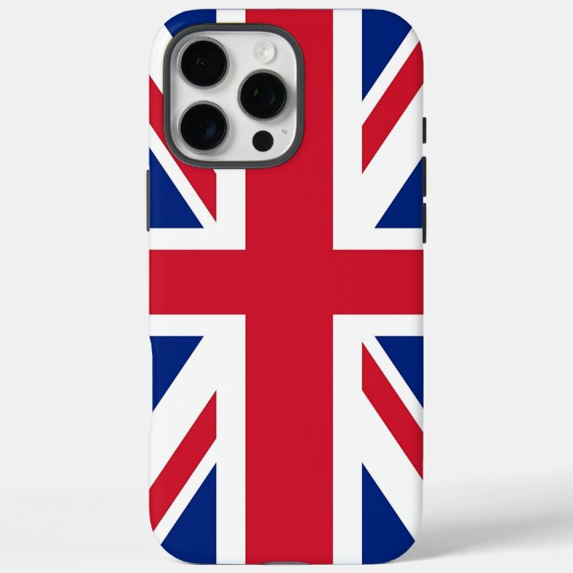 Coques Case-Mate iPhone Boîtier Apple iPhone 16 Pro Max, drapeau du Royaum (Verso)
