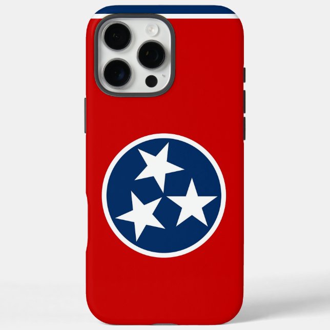 Coques Case-Mate iPhone Boîtier Apple iPhone 16 Pro Max, drapeau du Tennes (Verso)