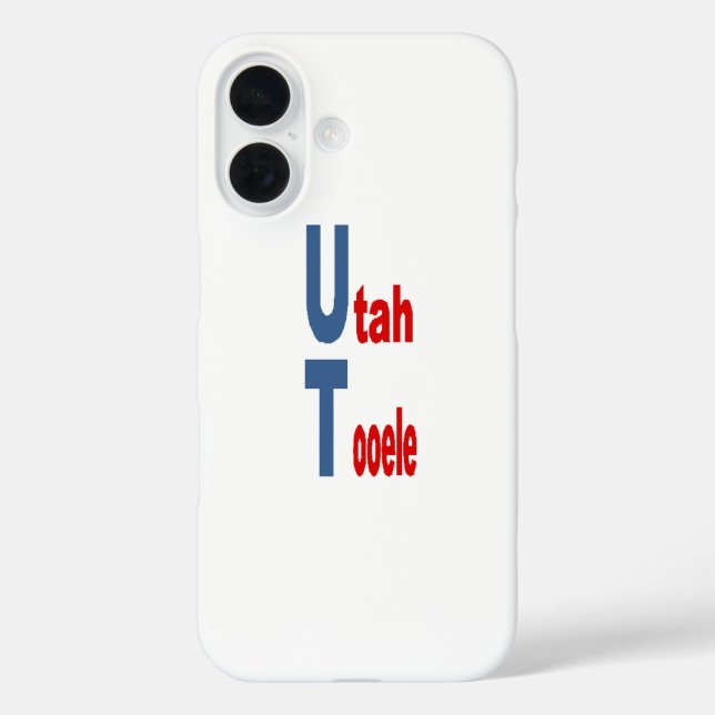 Coques Case-Mate iPhone Boîtier Apple iPhone 16  TOURISME UTAH (Verso)