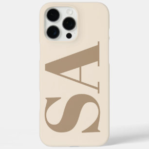 Coque iPhone 16 Pro Max Boîtier Case-Mate blanc antique tendance avec mono