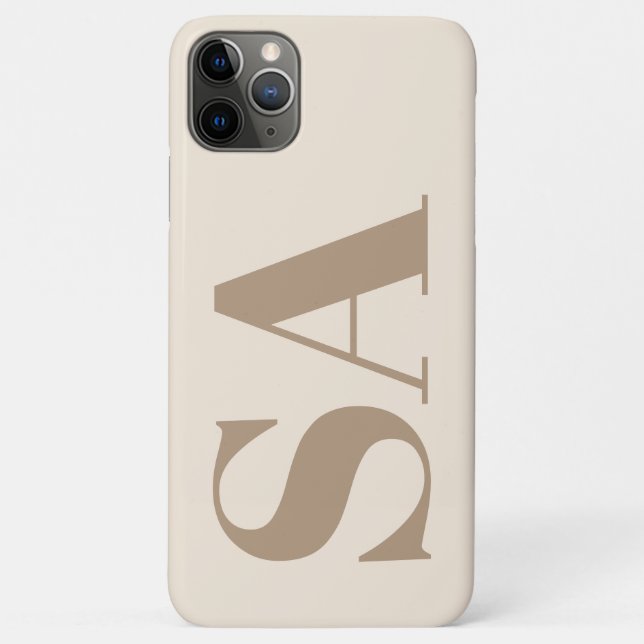 Coques Case-Mate iPhone Boîtier Case-Mate blanc antique tendance avec mono (Dos)