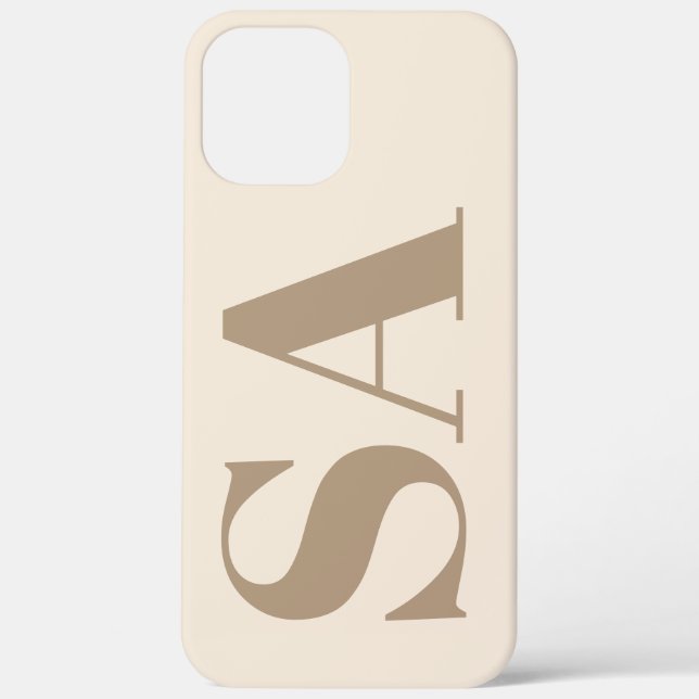 Coques Case-Mate iPhone Boîtier Case-Mate blanc antique tendance avec mono (Verso)