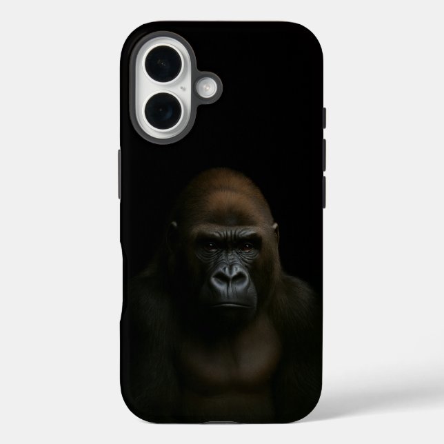 Coques Case-Mate iPhone Boîtier Case-Mate iPhone 16 Black 4 Luxe Gorille (Verso)