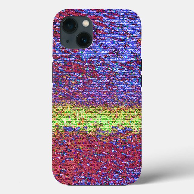 Coques Case-Mate iPhone Boîtier Case-Mate iPhone en mosaïque violette et j (Verso)