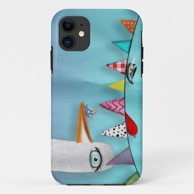 Coques Case-Mate iPhone Boîtier Couronne d'oiseaux Case-Mate (Dos)