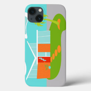 iPhone 13 Coque Boîtier d'air de la maison moderne du milieu du si