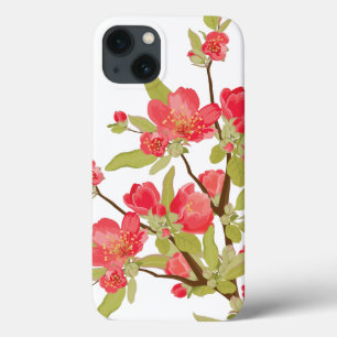 Etui iPhone Case-Mate Boîtier d'air iPad en fleurs d'arbre rose
