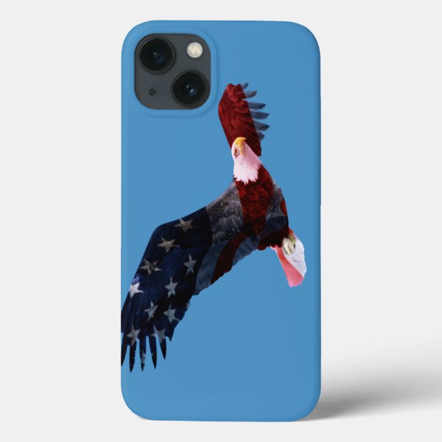Coques Case-Mate iPhone Boîtier d'air iPad pour drapeau d'aigle patriotiqu (Verso)
