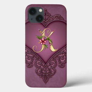 Etui iPhone 13 Boîtier d'air MONOGRAM K iPad