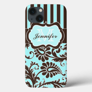 Etui iPhone Case-Mate Boîtier d'air pour iPad bleu, Brown, blanc rayé