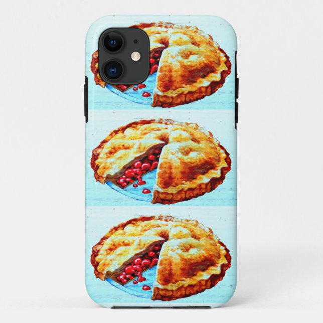 Coques Case-Mate iPhone Boîtier de téléphone 3 tartes à cerise (Dos)