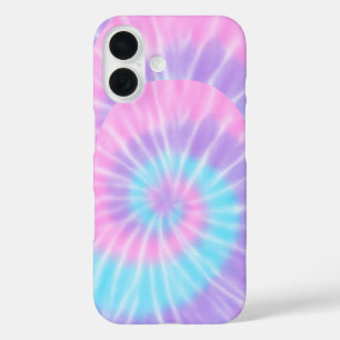 Coque Pour iPhone 16 Boîtier de téléphone à Cravate rose et Lilac
