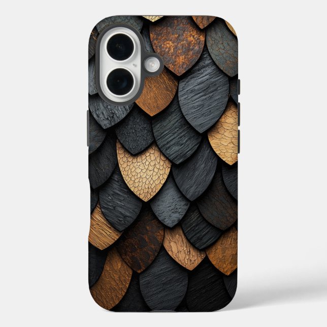 Coques Case-Mate iPhone Boîtier de téléphone à échelle de dragon (Verso)