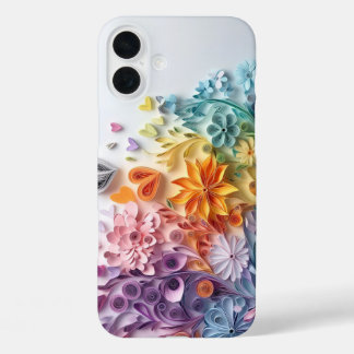Coque Pour iPhone 16 Plus Boîtier de téléphone à fleurs