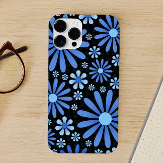 Coque Case-Mate iPhone Boîtier de téléphone à fleurs bleues