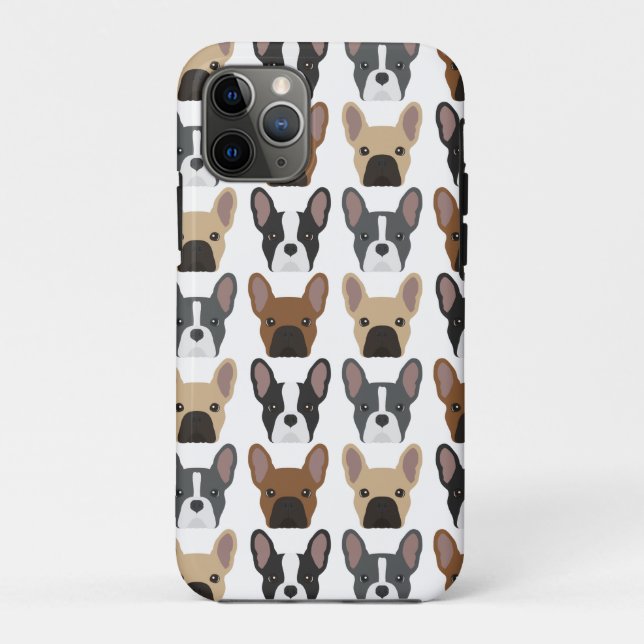 Coques Case-Mate iPhone Boîtier de téléphone à motif Bulldog français (Dos)