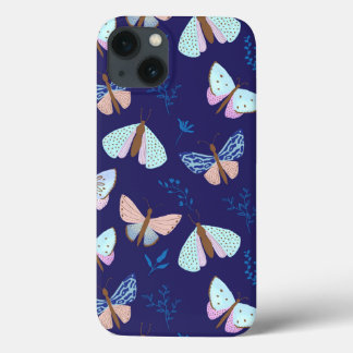 Case-Mate iPhone Case Boîtier de téléphone à motif papillon bleu