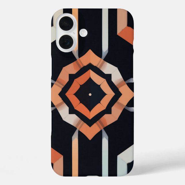 Coques Case-Mate iPhone boîtier de téléphone à symétrie géométrique (Verso)