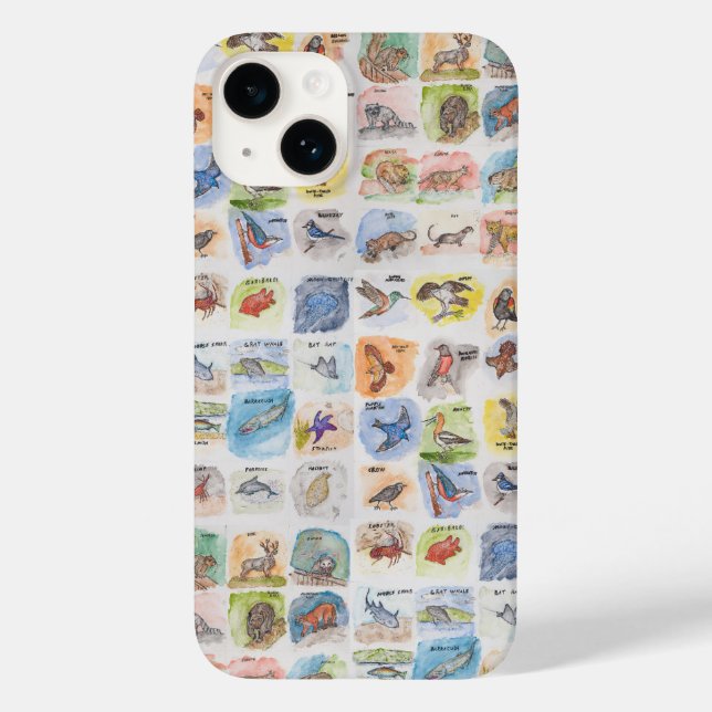 Coques Case-Mate iPhone Boîtier de téléphone avec images d'animaux (Verso)