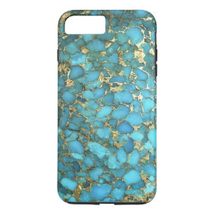 Coque iPhone 8 Plus/7 Plus "Boîtier de téléphone bleu turquoise"