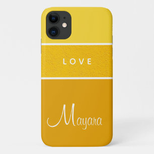 Case-Mate iPhone Case Boîtier de téléphone brillant jaune dégradé pour e
