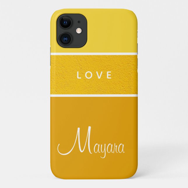 Coques Case-Mate iPhone Boîtier de téléphone brillant jaune dégradé pour e (Dos)