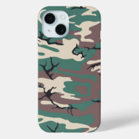 Boîtier de téléphone Camo Woodland