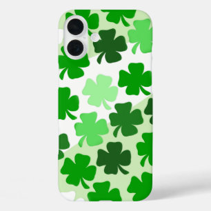 Coque Pour iPhone 16 Plus Boîtier de téléphone cellulaire de Clover shamrock