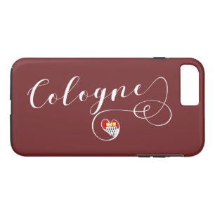 Coque iPhone 7 Plus Boîtier de téléphone cellulaire Heart Cologne, Köl