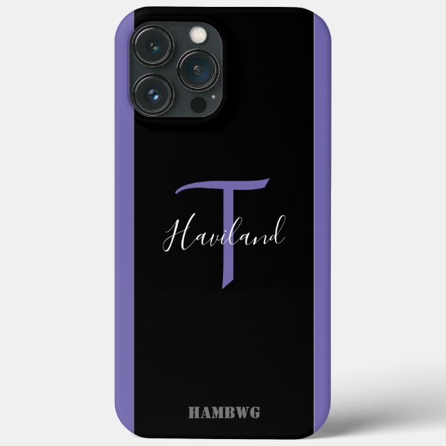 Coques Case-Mate iPhone Boîtier de téléphone cellulaire monogramme HAMbyWG (Verso)