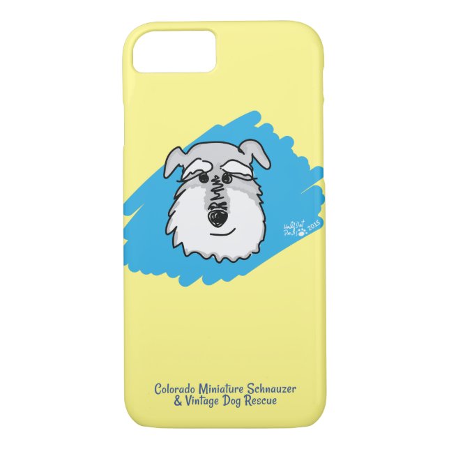 Coques Case-Mate iPhone Boîtier de téléphone cellulaire Schnauzer personna (Dos)