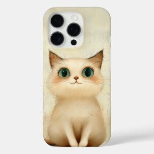 Coque iPhone 16 Pro Boîtier de téléphone chat mignon