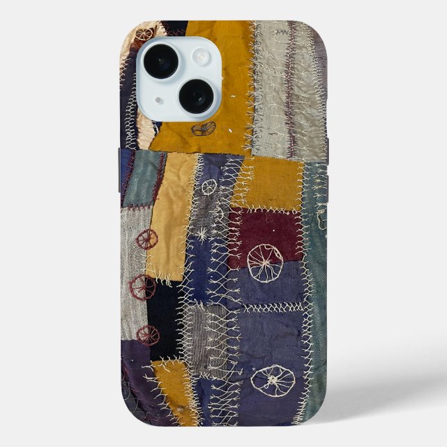 Coques Case-Mate iPhone Boîtier de téléphone Crazy Quilt antique (Verso)