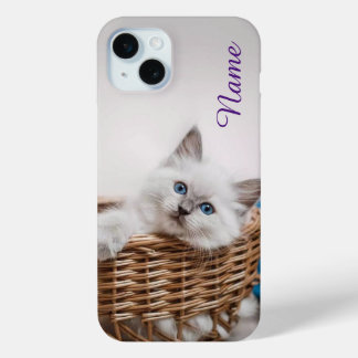 Coque Case-Mate iPhone Boîtier de téléphone de chat customisé avec votre 