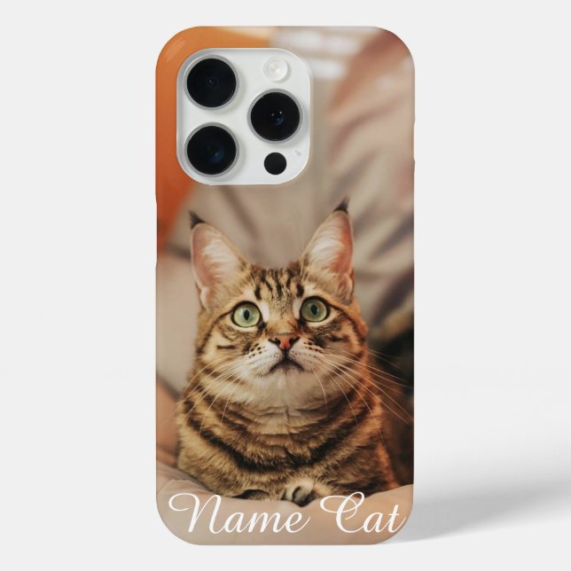 Coques Case-Mate iPhone Boîtier de téléphone de chat customisé avec votre  (Verso)