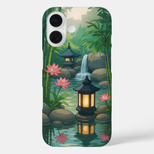 Coque Pour iPhone 16 Boîtier de téléphone de conception de lanterne et 