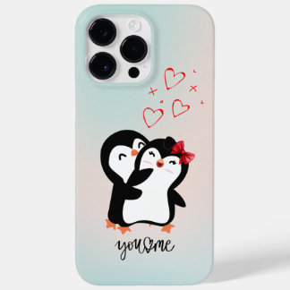 Coque Case-Mate iPhone Boîtier de téléphone de couple Cute Penguin