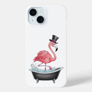 Coque Case-Mate iPhone Boîtier de téléphone de Flamant rose de dessin