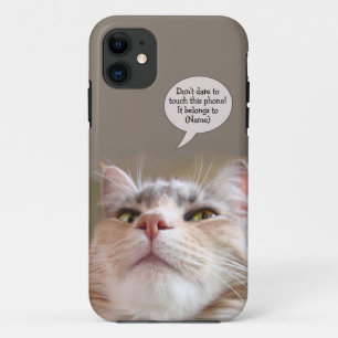 Case-Mate iPhone Case Boîtier de téléphone de Kitty drôle avec votre nom