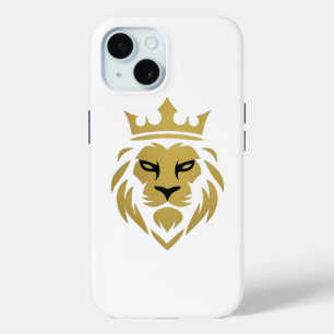 Coque Case-Mate iPhone Boîtier de téléphone de luxe Lion d'or 🦁 - Puissa