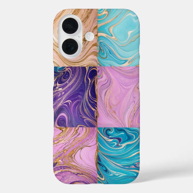 Coques Case-Mate iPhone Boîtier de téléphone en marbre Gold (Verso)