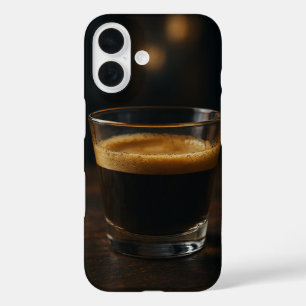 Coque Pour iPhone 16 Boîtier de téléphone esthétique café - Espresso mi