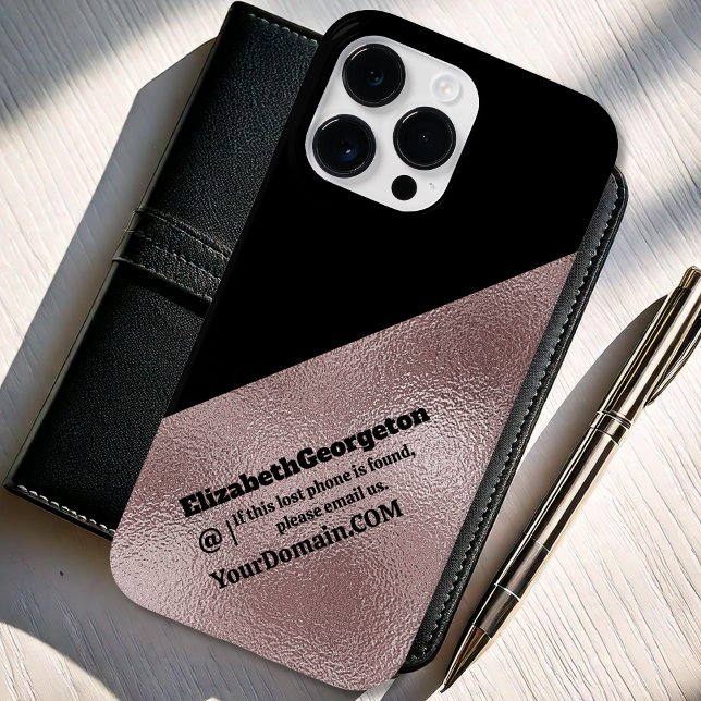 Coques Case-Mate iPhone Boîtier de téléphone - faux rose métallique (Phone case - faux pink metallic by Office Accessories Shop)