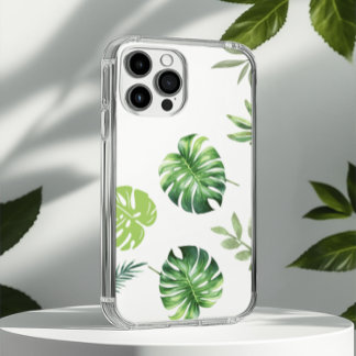 Coque iPhone 16 Pro Boîtier de téléphone Feuille de Monstera - Tropica