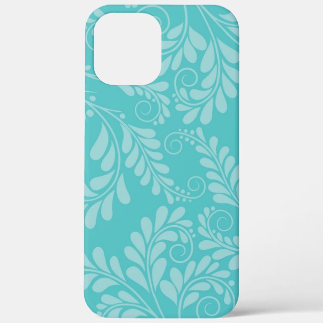 Coques Case-Mate iPhone Boîtier de téléphone fleuriste Turquoise (Verso)