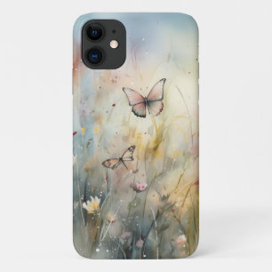 Case-Mate iPhone Case Boîtier de téléphone floral aux papillons de print