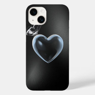 Coque Case-Mate iPhone Boîtier de téléphone Glittery Heart & Butfly - Spa