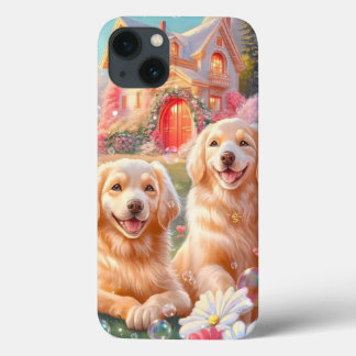 Case-Mate iPhone Case Boîtier de téléphone Golden Retriever Dog Art