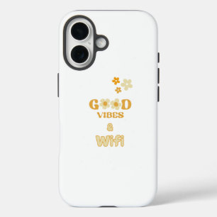 Coque Pour iPhone 16 Boîtier de téléphone Good Vibes et Wifi